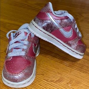 Nike Dunk Low Burgundy Grey White And Silver